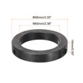thumbnail image 2 of Unique Bargains Shaft Collar, 2.4 Inch Bore Carbon Steel Set Screw Style Clamping Collars Black 2 Pcs, 2 of 4
