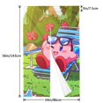 thumbnail image 3 of Cortina de puerta semiopaca con patrón de patchwork de dos piezas Star Kirby, cortinas opacas decorativas para dormitorio, sala de estar, decoración de habitación de niños, 34 x 56 pulgadas, tamaño, 3 of 7