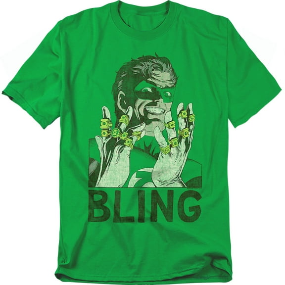 Green Lantern T-Shirt Bling Bling Unisex Graphic Tee For Men & Women