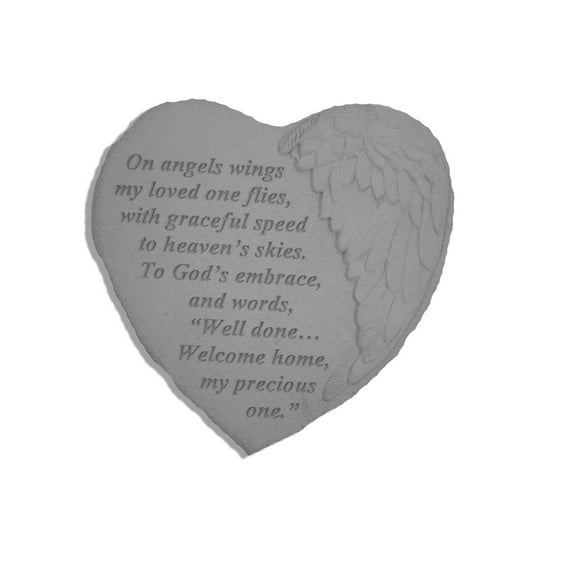 On Angels Wings... Memorial Garden Stone