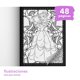 thumbnail image 3 of Disney 100 Libro Para Colorear Deluxe 80 Páginas Princesas, 3 of 4