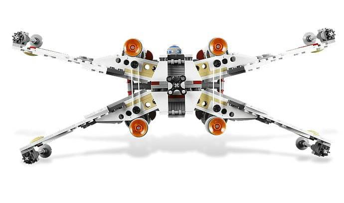 kandidatgrad Videnskab Ren og skær LEGO? Star Wars X-Wing Starfighter Spaceship with 4 Minifigures | 9493 -  Walmart.com