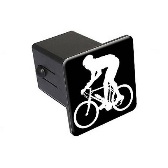 Mountain Biker 2" Tow Trailer Hitch Cover Plug Insert