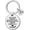 Thank You Keychain Silver, variant on Thank You Keychain - Employee & Coworker Leaving Gift - Social Worker, Volunteer, Teacher & Nurse Gift