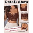 thumbnail image 2 of Avidlove Sexy Lace Bralette Bra for Women Lingerie V Neck Strap Bustier Tank Tops Lace Cami Crop Tops, 2 of 4
