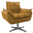 thumbnail image 2 of Sillón Odette B base de metal - Mostaza WEIK Odette, 2 of 5