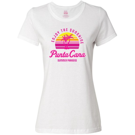 Inktastic Enjoy the Sunshine Punta Cana Summer Paradise Women's T-Shirt