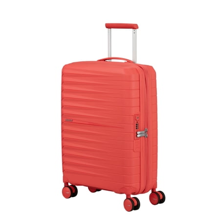 American Tourister Fastforward Hardside Carry On Suitcase with Spinner Wheels - Sunset Coral