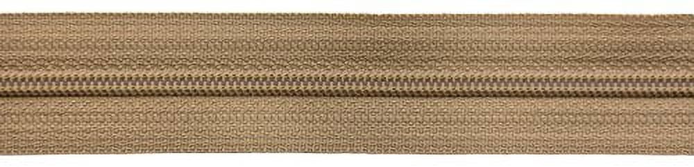 YKK #3 Coil Zipper, 7 inch Length, Aztec Beige 896 (100 Pack)