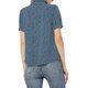 thumbnail image 3 of INSPIRAR CHIC Blusa de Chifón con Cuello Peter Pan y Lazo de Manga Corta con Estampado Retro S Azul Gris Puntos, 3 of 8