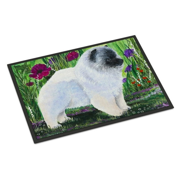 Carolines Treasures SS8424MAT Keeshond Doormat 18x27 27"L x 18"W multicolor