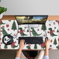 thumbnail image 4 of Long Mouse Pads for Desk,White Cartoon Christmas Dinosaurs Sweaters Desk Mats on Top Of Desks, Desk Mouse Pad Extra Large with 3mm Non-Slip Base and Stitched Edge for Gaming,Work,Home 47.3"x23.6", 4 of 5