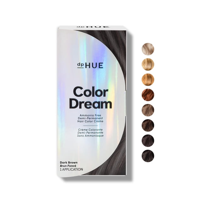 Tinte de pelo DPHue Color Dream, marrón oscuro, 118 ml, dura 16 lavados