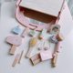 thumbnail image 5 of predolo Tocador de Maquillaje de Madera Incluye Secador Funcional Tocador de Maquillaje Infantil Diseño Seguro para Niñas, Niños Pequeños, 5 of 9
