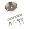 thumbnail image 1 of ziyahi Ceiling Plate Straight Edge Base Pendant Light Accessories Nickel, 1 of 5