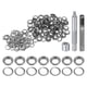 thumbnail image 1 of Kit de herramientas de ojal Uxcell de 100 piezas, conjunto de ojales de 8 mm con punzón hueco, herramientas para colocar ojales, negro, 1 of 6