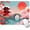 S8803 Japanese Sunset Scenery, variant on Square Mouse Pad Hand-Painted Flowers, Personalized Premium-Textured Custom Mouse Mat Design, Washable Mousepad Cloth, Non-Slip Rubber Base Computer Mouse Pads for Wireless Mouse