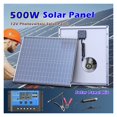 Folding solar panels 500W 12V Polycrystalline Silicon Solar Charging Panel Kit Outdoor Home Portable Charger Solar charger