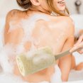 thumbnail image 3 of Back Scrubber Unisex Deep Clean Natural Exfoliating Loofah Bathing Back Brush Household Supplies, 3 of 8