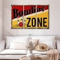 thumbnail image 2 of Elephant Stock Bowling Zone Wall Sign Wall Art - Horizontal Multi Panel Canvas - Living Room Wall Decor - Wall Signs Multi Panel - Black And Orange Decor - 50" x 32", 2 of 8