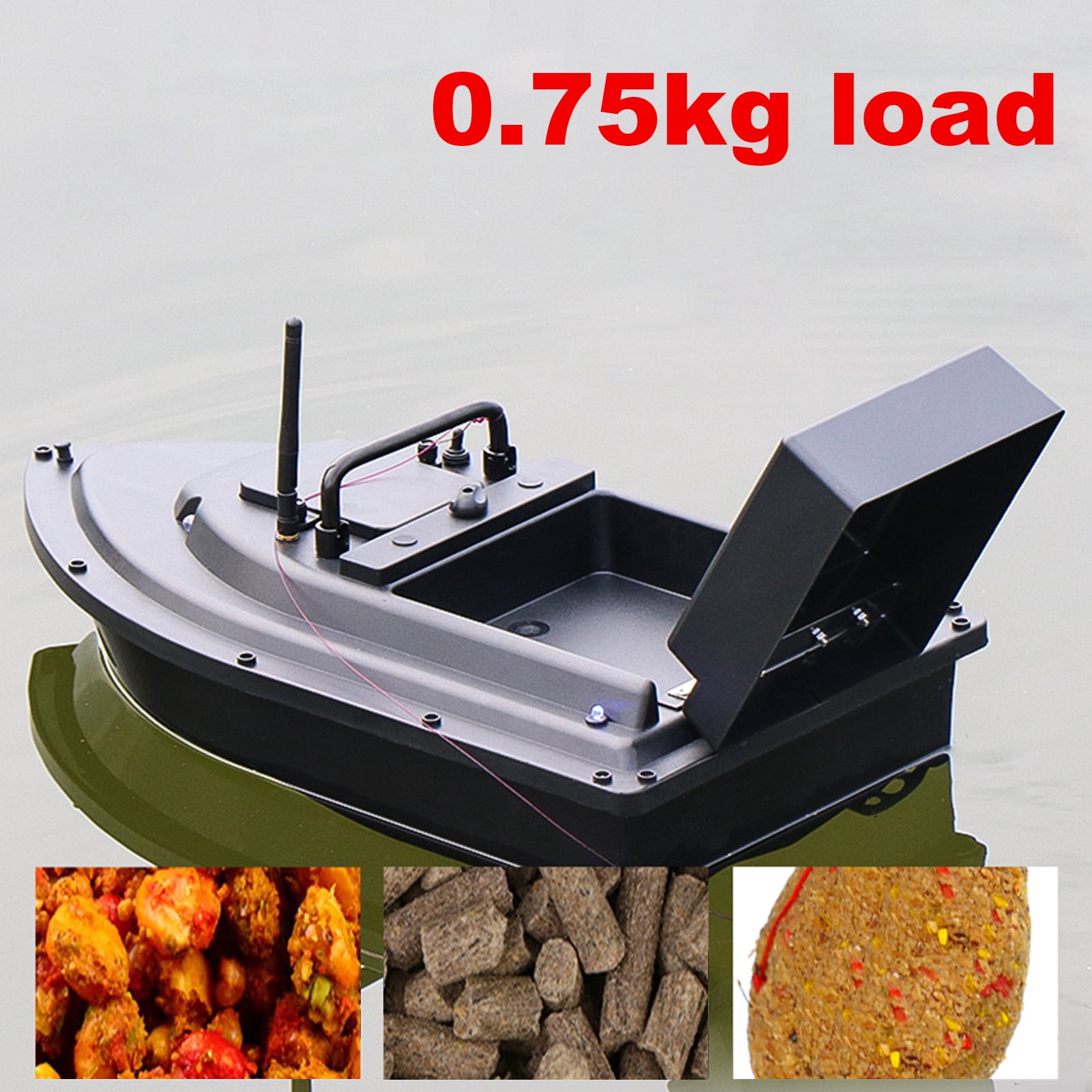 Nishore Boat,Bait Boat Buzhi 500m Remote Motor Boat Fish 500m Eryue Motor Battery Kidjoy