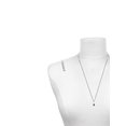 thumbnail image 3 of Delight Jewelry Brown Crystal Bicone Silvertone Always My Sister Bar Charm Necklace, 23", 3 of 4