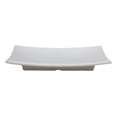 thumbnail image 4 of 8.25"W White Melamine Curved Rectangular Sushi Serving Plates Platters Set Of 6, 4 of 5