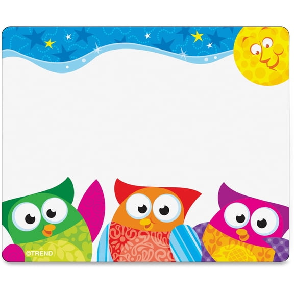 Trend, TEP68117, Owl-Stars Collection Terrific Labels, 36 / Pack