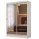 thumbnail image 1 of Ropero Closet Madesa Luke 2 Puertas Con Espejos Blanco 1, 1 of 4