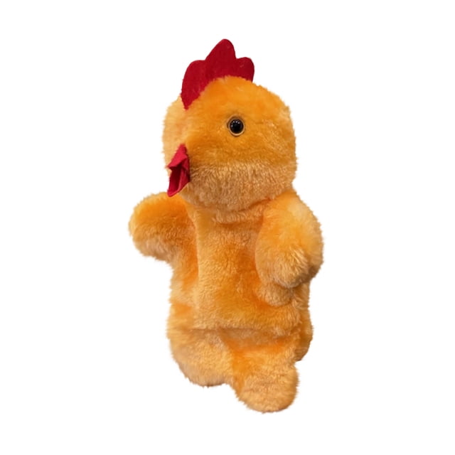 NAOJIE Plush Zoo Friends Hand Puppet Animal Puppet For Kids Storytime 10 Inches(Hen),Hen Puppet,Animal Hand Puppets,Hand Puppets