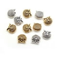 thumbnail image 4 of 30Pcs Owl Loose Beads DIY Spacer Beads Jewelry Making Charms Connectors, 4 of 7