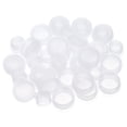 thumbnail image 1 of Uxcell 1 juego 2 tamaños tapones para salero 1/2 pulgada tapón de plástico para salero tapón de repuesto transparente, 1 of 5