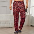 thumbnail image 2 of New men's fun-print casual loose-fitting long pants suitable for all seasons and can be worn as home pants, 2 of 5
