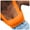 Orange, variant on Womens Tank Top Womens Sexy Sleeveless Wide Straps Backless Solid Crop Top Slim Fit Tank Top