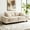 Beige, variant on 84" Comfy Corduroy Sofa Sleeper 2-Seater Deep Seating Loveseat with Pillows for Small Spaces