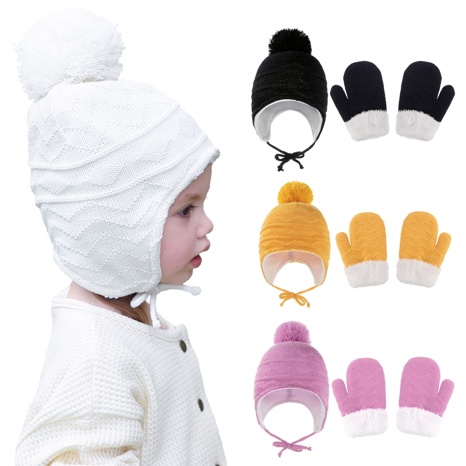 XWQ Knitted Hat Comfortable Keep Warmth Windproof Thicken Knit Hat