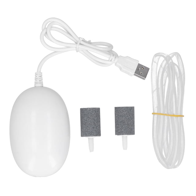 Bomba de aire de oxígeno para pesca alimentada por USB, tanque de peces de oxígeno para pesca alimentada por USB Bomba de oxígeno alimentada por USB Mini herramienta de bomba de aire para tanque de acuario de emergencia Durabilidad probada