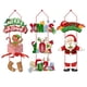 thumbnail image 2 of Colgantes navideños de dibujos animados, colgador de puerta de Papá Noel, decoración de pared de Navidad, adornos decorativos de Feliz Año Nuevo, 2024, 2 of 3