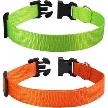 Replacement Collar for Shock Collar, Adjustable Dog Collar with Quick Release Buckle Nylon Collars for Small Medium Large Dogs - Durable and Safety - 2 Packs