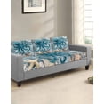 thumbnail image 2 of Blue Octopus Coastal Couch Cushion Covers Stretch, Washable Sofa Seat Covers Individual Seat Cushion Sofa Slipcovers Summer Beach Ocean Starfish Coral Couch Cover Furniture Protector S-3PCS, 2 of 7