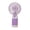 Purple, variant on Hyknon Portable Handheld Mini Fan, Cute Powerful Fan with Bear Button, USB Rechargeable Personal Fan with Base, Pocket Lightweight Fan for Women Travel Summer Outdoor Office Home Desk Decor, Black