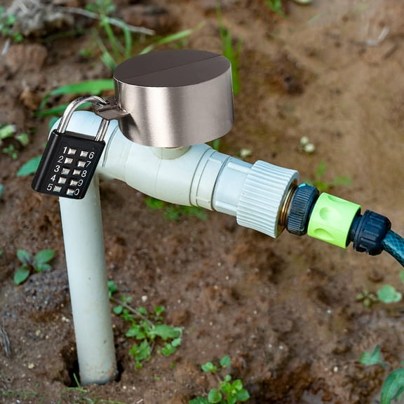 PTOOTP Weather Resistant Outdoor Faucet Combination Lock for Easy Installation