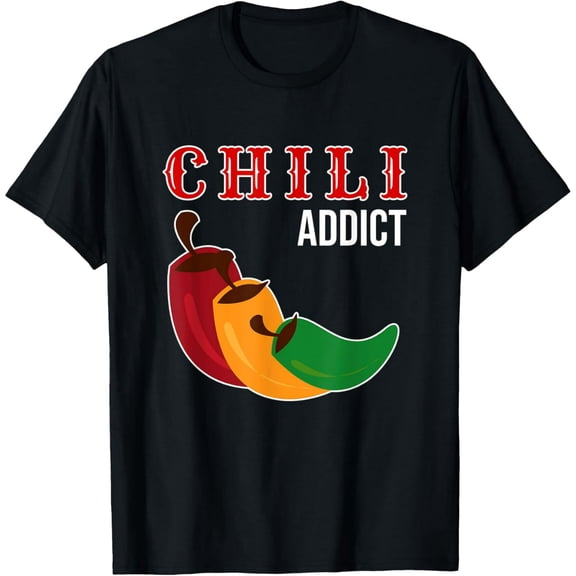 Funny Spicy Pepper Lover Unisex Casual Short Sleeve Graphic T-Shirt