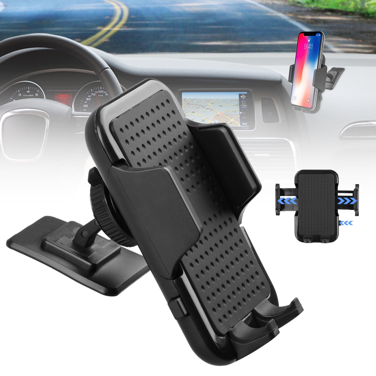 EEEkit Universal Cell Phone Holder, Car Phone Mount with One-Touch