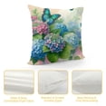 thumbnail image 4 of YANMS Pillow Covers Blue Hydrangea Flowers Home Spring Pillows Decorative Throw Pillows Floral Pillowcase Summer Decorations rmhouse Decor for White, 4 of 5