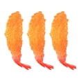 thumbnail image 1 of 3pcs Tempuras Model Fake Shrimp Craft Kitchen Model Lifelike Tempuras Decoration Restaurant Prop, 1 of 7