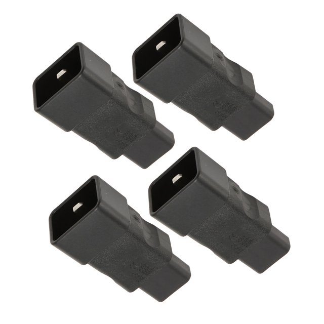 IEC320 C20 To IEC320 C13 Power Adapter, Reinforced C20 To C13 Plug Power Adapter Plug And Play PVC Shell For Peripheral Devices