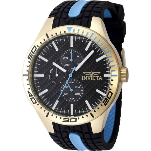 Invicta 48874 Men's Invicta Racing Black and Blue Strap Watch