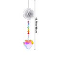 thumbnail image 3 of TFYZYY Crystal Suncatcher Wind Chime, Multicolor Iron Pendant with AB Beads, Garden Decor for Indoor/Outdoor Use, 13.8in, Festive Home Accent, 3 of 6