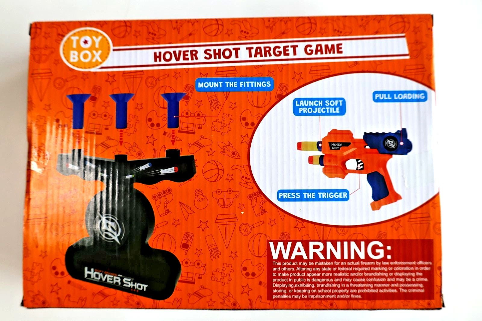Blaster and Target Shooting Game With soft Darts